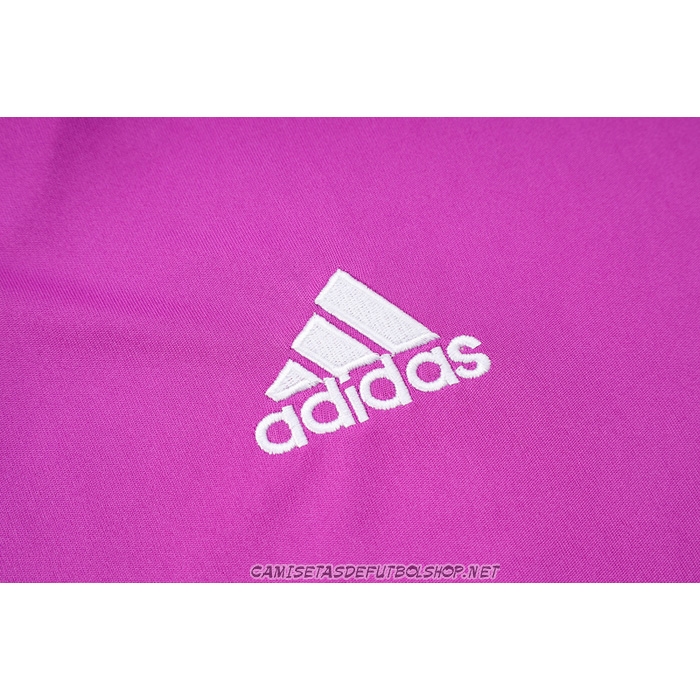 Chandal del Real Madrid 22-23 Manga Corta Purpura - Pantalon Corto